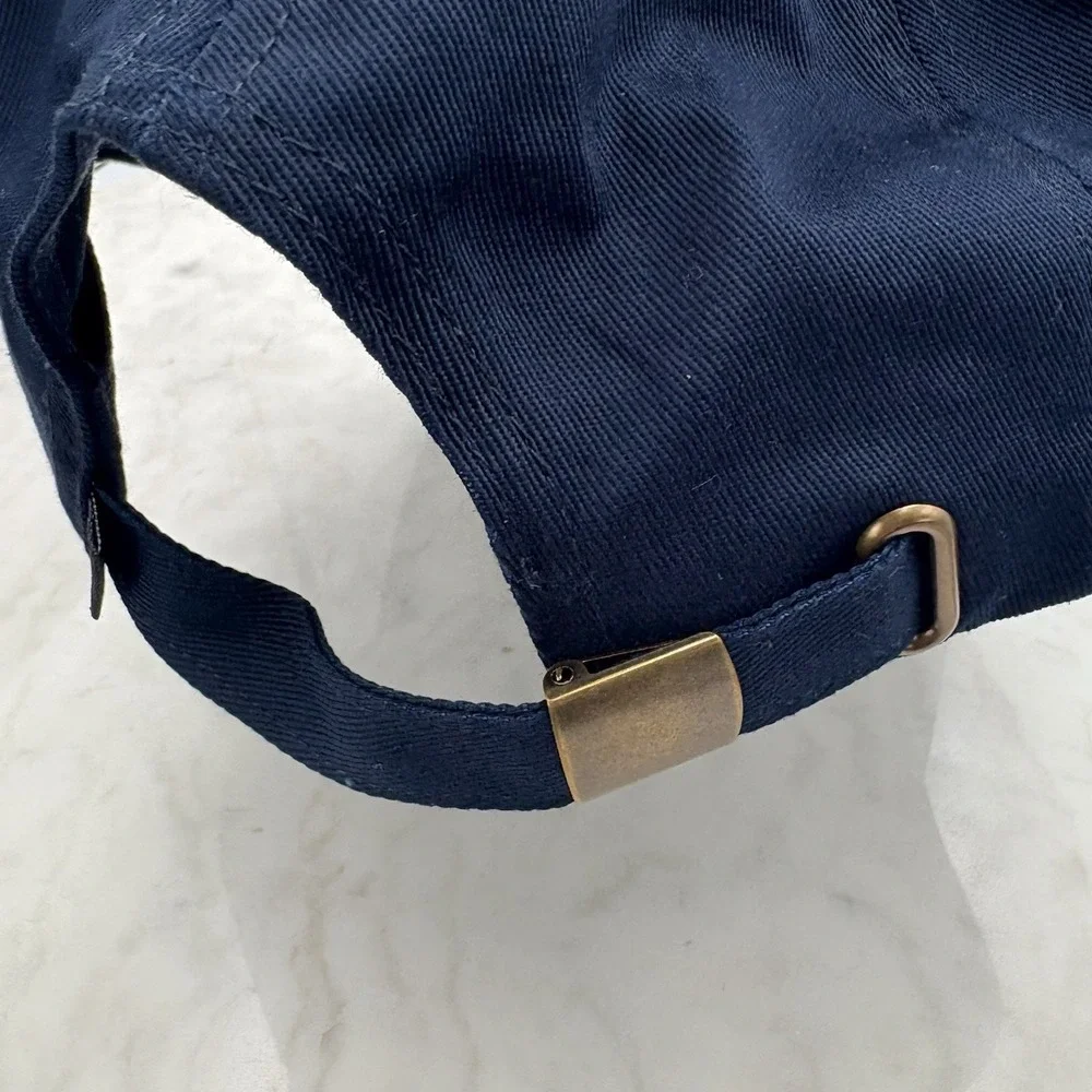 New Alabaster Embroidered Hat adjustable slide-back‎ Navy Blue